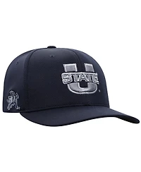 Top of the World Men's True Navy Utah State Aggies Reflex Flex Hat