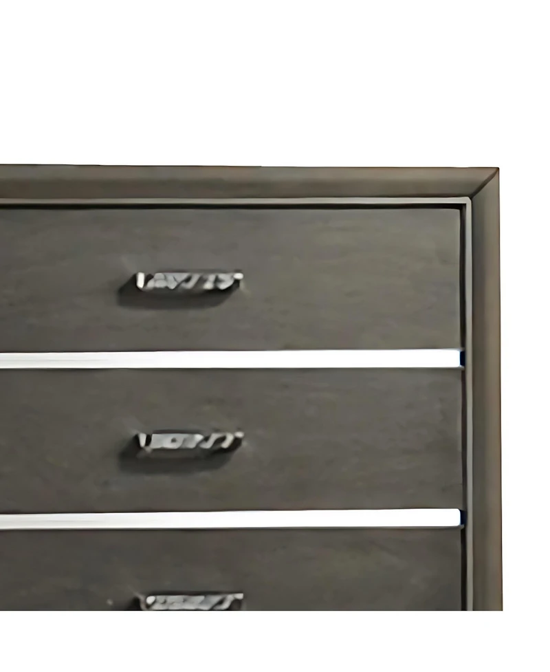Kings Brand Furniture Oceana Wood 5 Drawer Chest