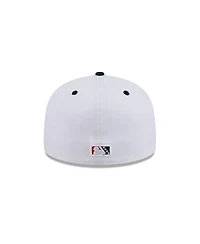 New Era Men's White Salt Lake Bees Theme Nights 59FIFTY Fitted Hat