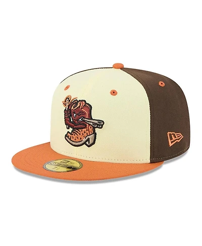 New Era Men's Brown El Paso Chihuahuas Theme Nights 59FIFTY Fitted Hat