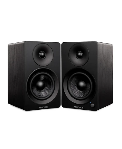 Fluance Ai41 Powered 2-Way 2.0 Stereo Bookshelf Speakers with 5" Drivers, 90W Amplifier for Turntable, Tv, Pc and Bluetooth 5 Wireless Music Stre