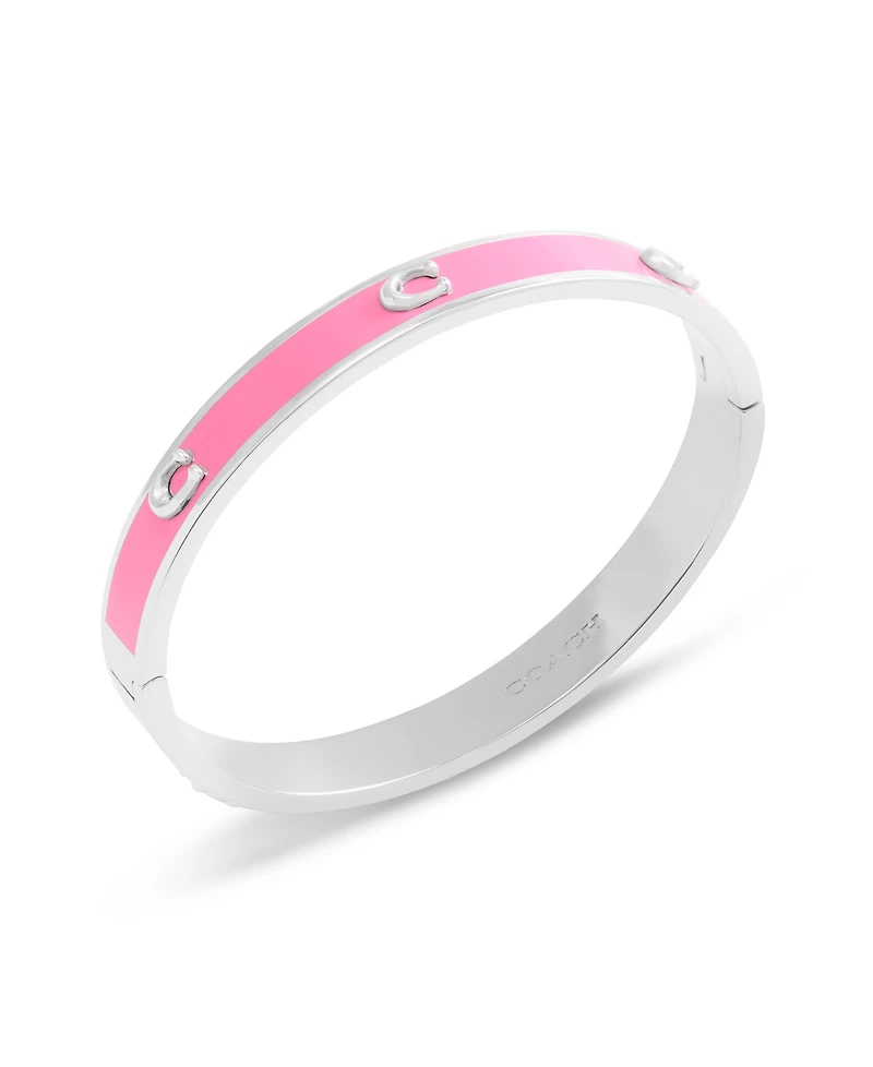 Coach Signature C Enamel Bangle Bracelet