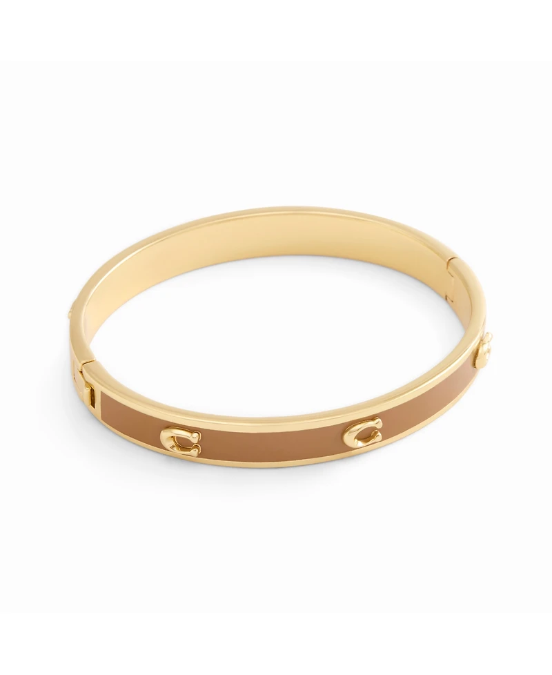 Coach Signature C Enamel Bangle Bracelet