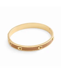 Coach Signature C Enamel Bangle Bracelet