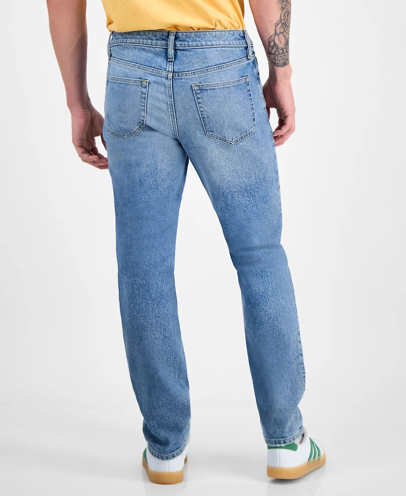Sun + Stone Men's Profond Straight Leg Jeans, Exclusively at Macy's