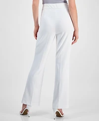Kasper Women's High-Rise Flare-Leg Pants