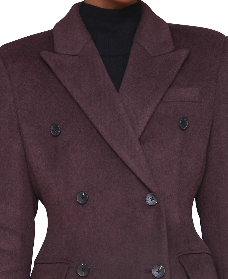 Avec Les Filles Women's Notched-Collar Blazer Coat