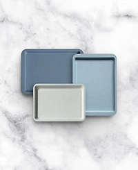 Art & Cook 3-Piece Ceramic Nonstick Cookie Sheet Set