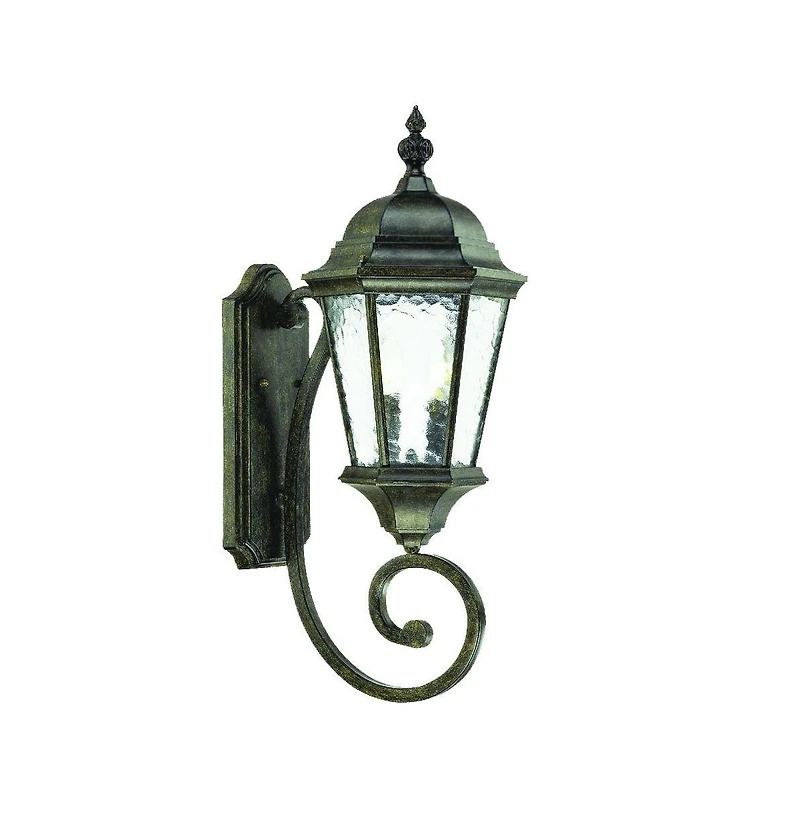 Two-Light Lantern Carousel Wall Light – Stylish Outdoor Wall Fixture