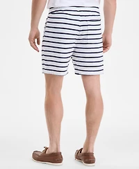 Club Room Men's Bengal Striped Terry Cloth Shorts, Exclusively at Macy's