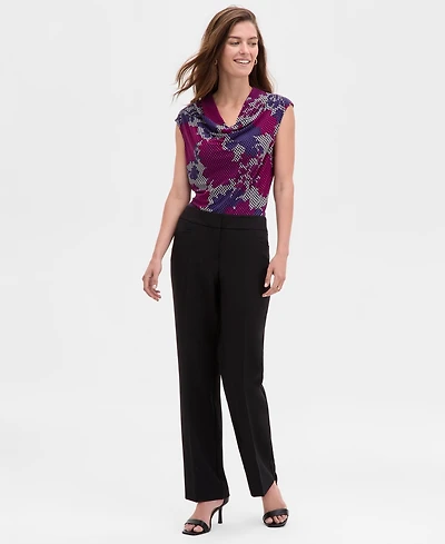 Kasper Petite Straight Full-Length Pants, Regular &