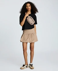 Kenneth Cole Women's Bubble-Hem Side-Zip Mini Skirt