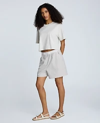 Kenneth Cole Women's Elastic-Waist Pull-On Boxer Shorts