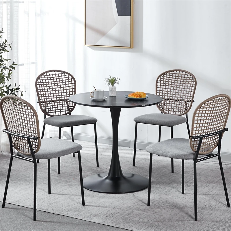 Streamdale Tulip Marble Dining Table (Mdf)