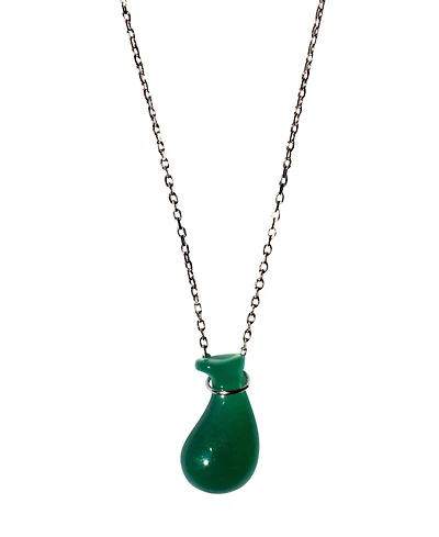 Fudai — Green Jade Stone Pendant Necklace