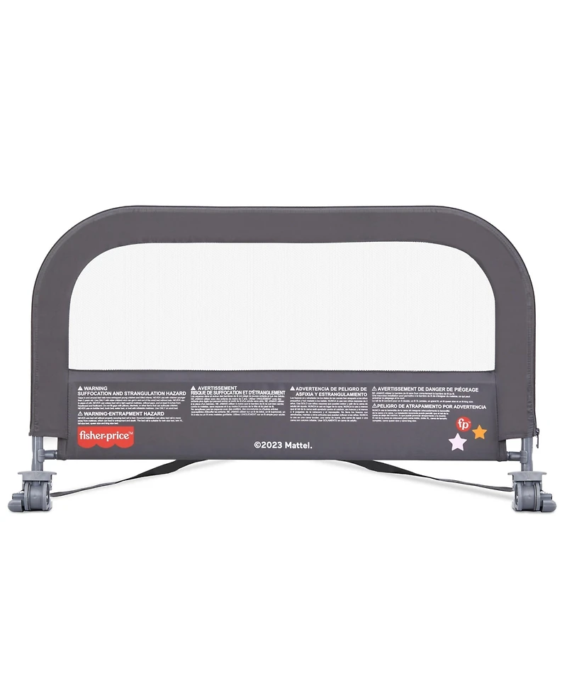 Dream On Me Fisher-Price Little Naps Bed Rail Gray