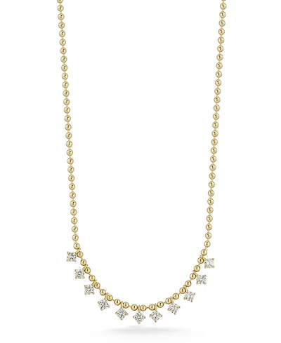 Rachel Zoe 14K Gold Plated Sterling Silver Charm Necklace with Ball Chain