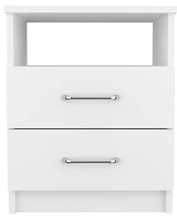 Modern and Stylish Particle Bedroom Nightstand for Bedside Storage and Organization