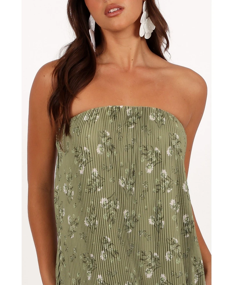 Petal and Pup Women's Sylvie Strapless Midi Dress