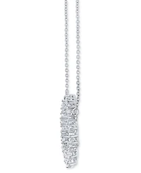 Diamond Scattered Necklace (3/8 ct. t.w.) in 10k White Gold