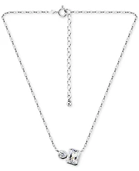 Giani Bernini Cubic Zirconia Collar Necklace, 16" + 2" extender, Exclusively at Macy's