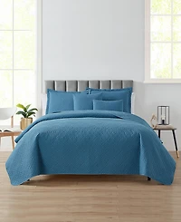 Nestl Diamond Embossed 5-Pc. Quilt Set, Full/Queen