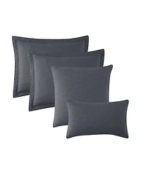 Nestl Ellipse Embossed 4-Pc. Quilt Set, Twin/Twin Xl