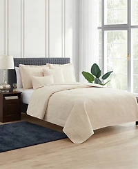 Nestl Grid Embossed 5-Pc. Quilt Set, King/California King