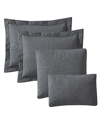 Nestl Grid Embossed 4-Pc. Quilt Set, Twin/Twin Xl