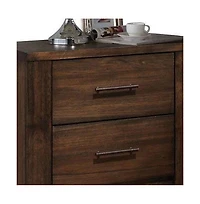 Modern Two-Drawer Nightstand with Sleek Design – Perfect for Bedroom Storage