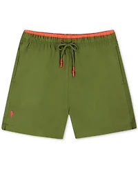 Sunset x Vine Men's Solid Woven Swim Trunks