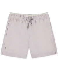 Sunset x Vine Men's Solid Woven Swim Trunks