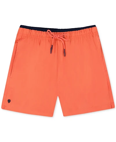 Sunset x Vine Men's Solid Woven Swim Trunks