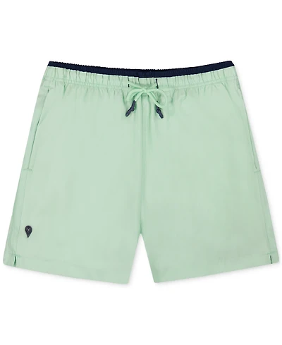 Sunset x Vine Men's Solid Woven Swim Trunks
