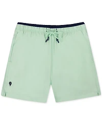 Sunset x Vine Men's Solid Woven Swim Trunks