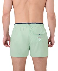 Sunset x Vine Men's Solid Woven Swim Trunks