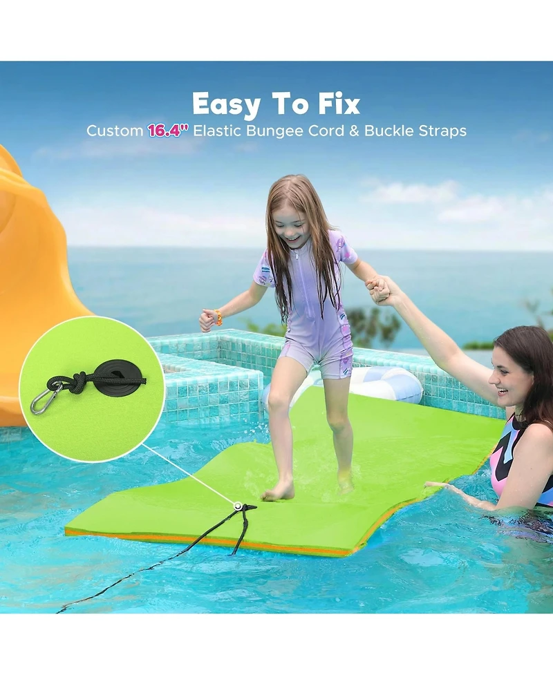 Hallolure Water Floating Mat Foam Pad
