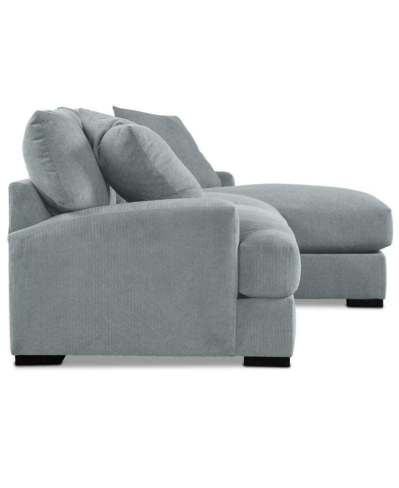 Rhyder 3-Pc. Fabric Chaise Sectional, Exclusively at Macy's