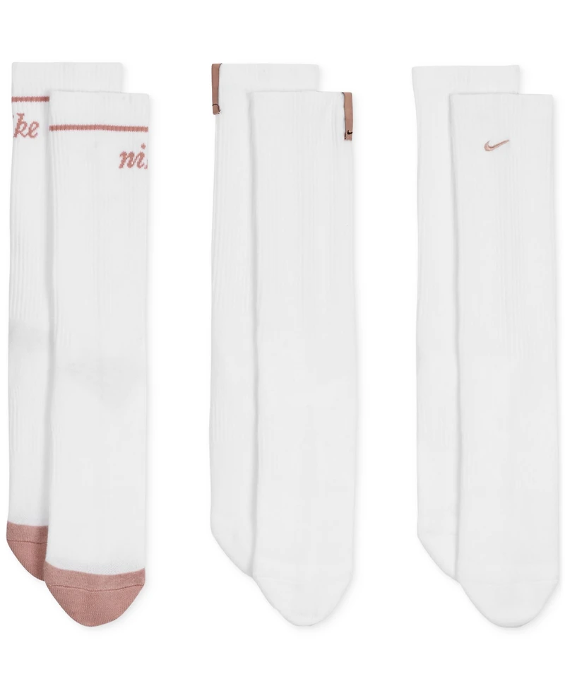 Nike Unisex 3-Pk. Everyday Plus Cushioned Crew Socks