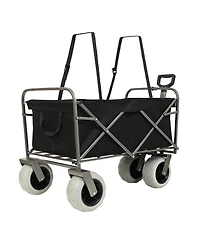 Streamdale Beach Wagon - Big Wheels, 500lbs Capacity, All Terrain, Black