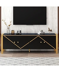 Streamdale 70.9" Tv Stand for TVs up to 75", Media Console with 2 Cabinets