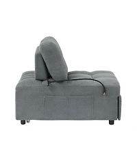 Streamdale Furniture 40.20 inches long, Teddy Sofa Fabric,a convertible sofa-bed, for Apartment Office Living Room