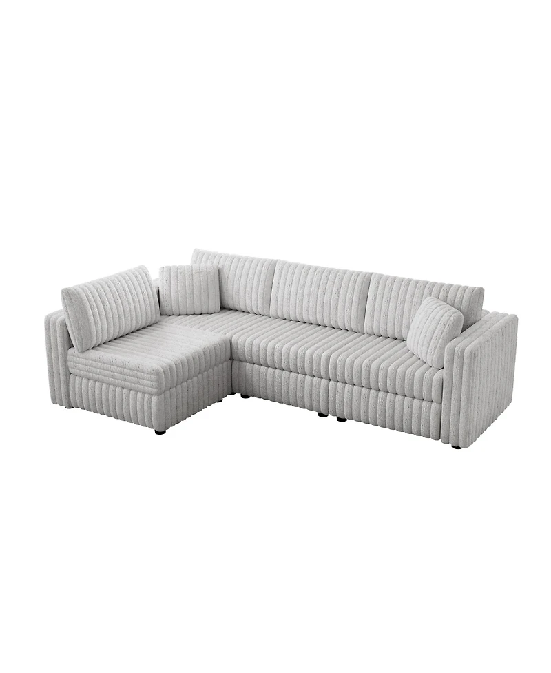 Streamdale Cozy L-Shaped Sofa Modern, Comfortable, Versatile
