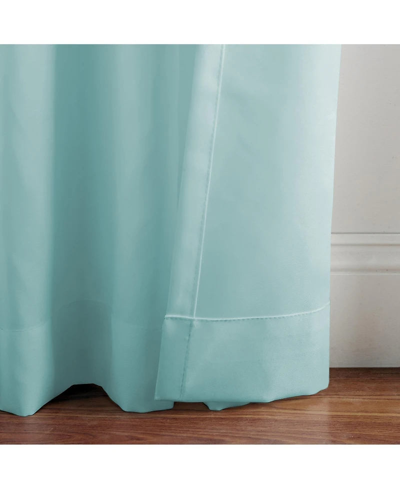 Elrene Home Fashions Matine Solid Tab Top Indoor/Outdoor Window Curtain