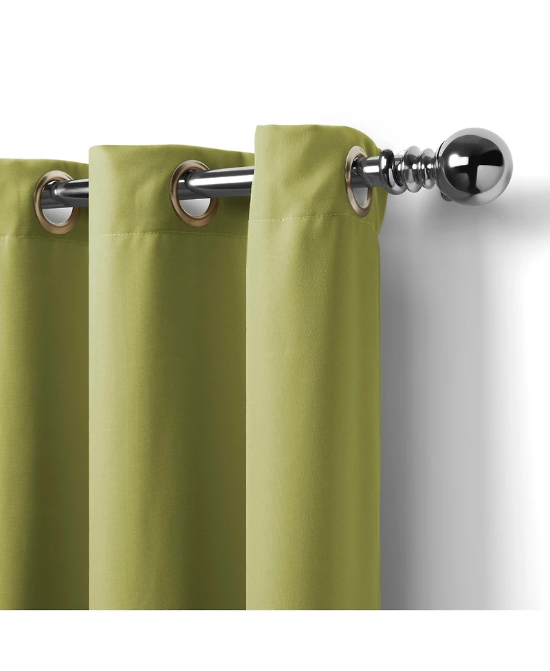Elrene Home Fashions Connor Solid Indoor Outdoor Window Curtain