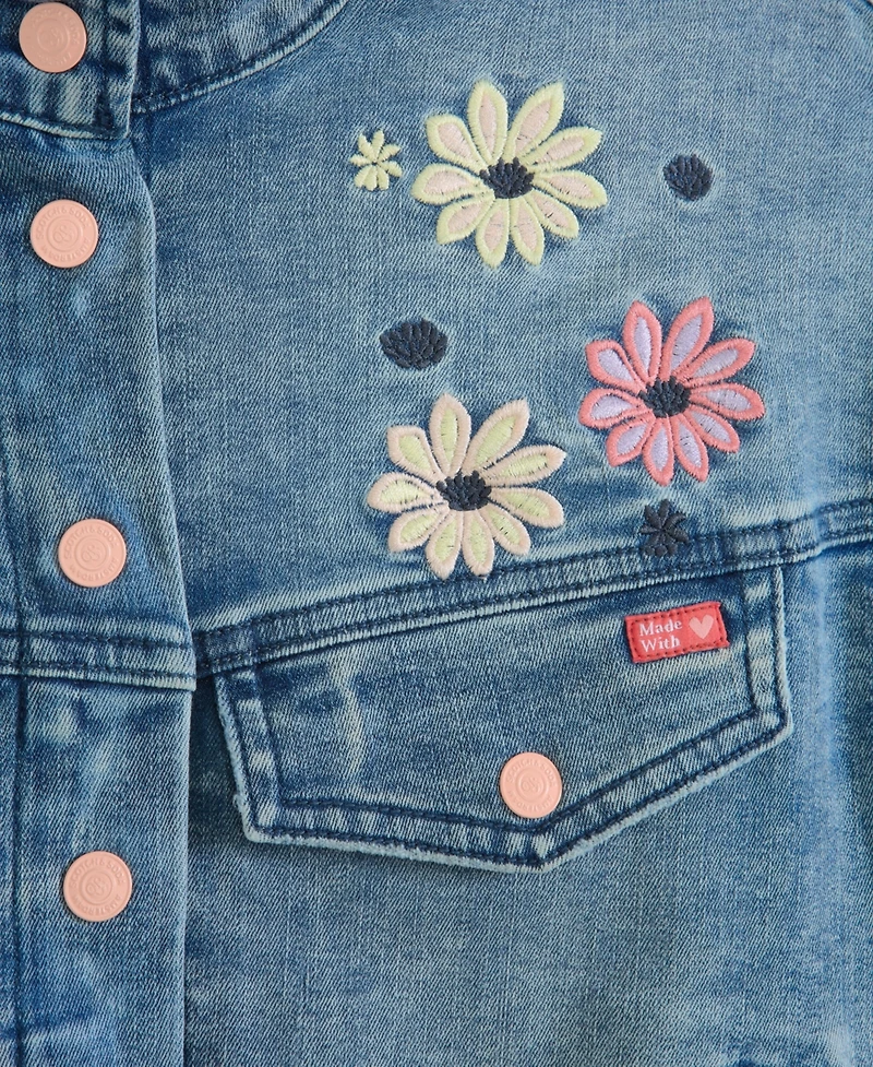 Scotch & Soda Big Girls Denim Group Stretch Jacket