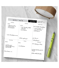 Executive Weekly Square Schedule Pad