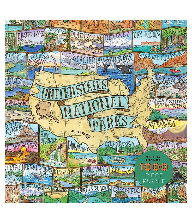 1000 Piece National Parks Jigsaw Puzzle