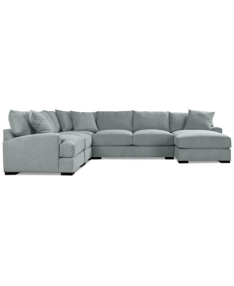 Rhyder -Pc. Fabric Chaise Sectional