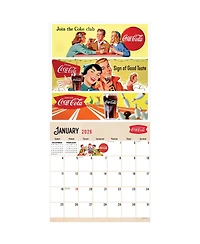 2026 Coke: Vintage Nostalgia Wall Calendar